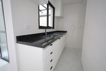 Cozinha de apartamento para alugar com 2 quartos, 54m² em Vila Amabile Pezzolo, Santo André