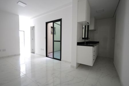 Sala de apartamento para alugar com 2 quartos, 54m² em Vila Amabile Pezzolo, Santo André
