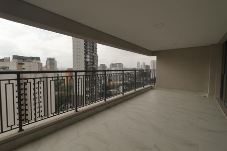 Varanda da Sala de apartamento à venda com 3 quartos, 144m² em Jardim Aurelia, São Paulo