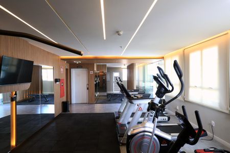 Apartamento para alugar com 41m², 1 quarto e 1 vaga Apartamento para alugar com 41m², 1 quarto e 1 vagaÁrea comum - Academia