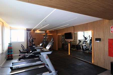 Apartamento para alugar com 41m², 1 quarto e 1 vaga Apartamento para alugar com 41m², 1 quarto e 1 vagaÁrea comum - Academia