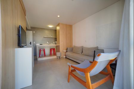 Sala de apartamento para alugar com 1 quarto, 45m² em Agronômica, Florianópolis