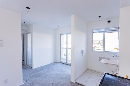 Apartamento à venda com 39m², 2 quartos e 1 vaga Apartamento à venda com 39m², 2 quartos e 1 vagaSala e cozinha e área de serviço