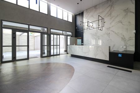 Studio para alugar com 36m², 1 quarto e sem vaga Studio para alugar com 36m², 1 quarto e sem vagaÁrea Comum - Hall Social