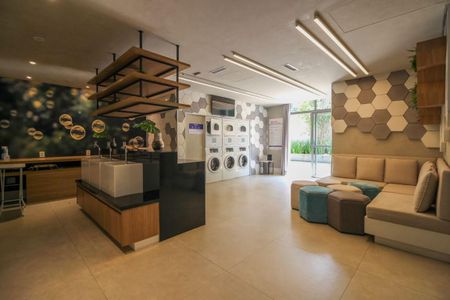 Studio para alugar com 36m², 1 quarto e sem vaga Studio para alugar com 36m², 1 quarto e sem vagaÁrea Comum - Lavanderia