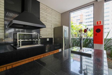 Studio para alugar com 36m², 1 quarto e sem vaga Studio para alugar com 36m², 1 quarto e sem vagaÁrea comum - Churrasqueira