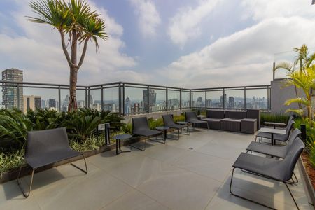 Studio para alugar com 36m², 1 quarto e sem vaga Studio para alugar com 36m², 1 quarto e sem vagaÁrea Comum - Terraço