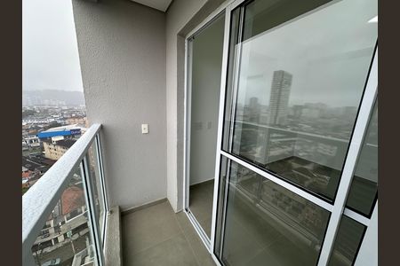 Varanda da Sala de apartamento para alugar com 2 quartos, 39m² em Catiapoã, São Vicente