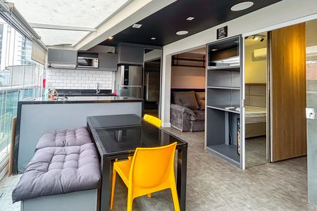 Apartamento para alugar com 42m², 1 quarto e 1 vaga