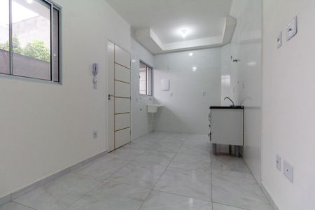 Sala, Cozinha e Área de Serviço de apartamento para alugar com 1 quarto, 30m² em Artur Alvim, São Paulo