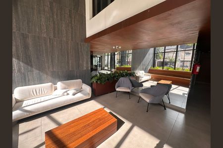 Studio para alugar com 21m², 1 quarto e sem vaga Studio para alugar com 21m², 1 quarto e sem vagaHall de entrada