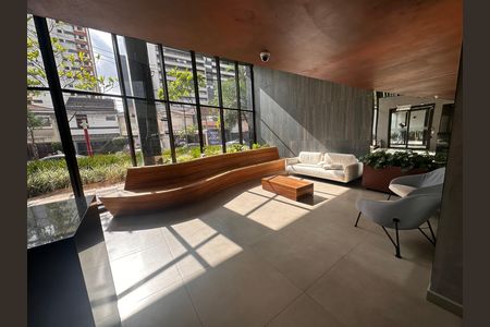 Studio para alugar com 21m², 1 quarto e sem vaga Studio para alugar com 21m², 1 quarto e sem vagaHall social