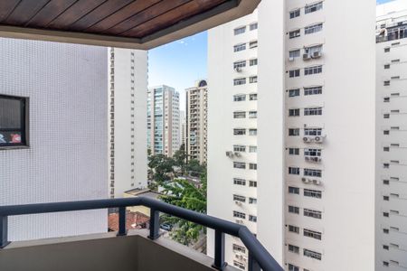 Varanda da Suíte 3 de apartamento à venda com 3 quartos, 130m² em Indianópolis, São Paulo