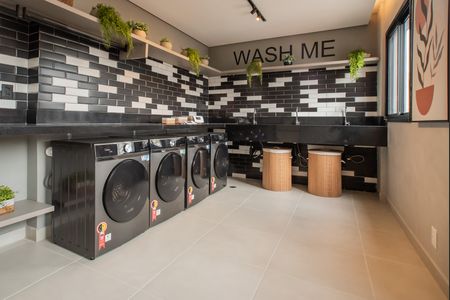 Apartamento à venda com 37m², 2 quartos e sem vagaÁrea comum - Lavanderia