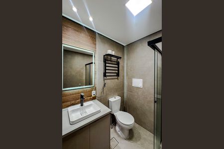 Studio para alugar com 25m², 1 quarto e sem vaga Studio para alugar com 25m², 1 quarto e sem vagaBanheiro