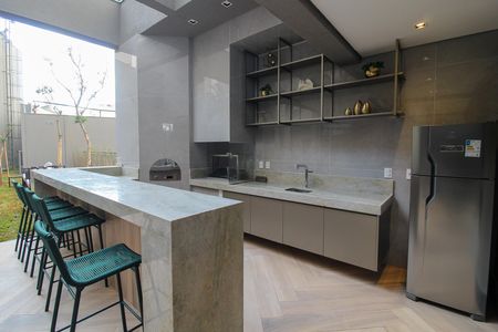 Apartamento à venda com 22m², 1 quarto e sem vaga Apartamento à venda com 22m², 1 quarto e sem vagaÁrea comum - Churrasqueira