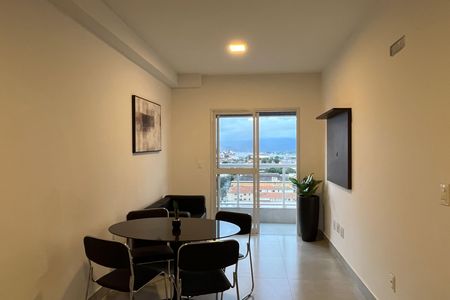 Sala de apartamento para alugar com 1 quarto, 40m² em Macuco, Santos