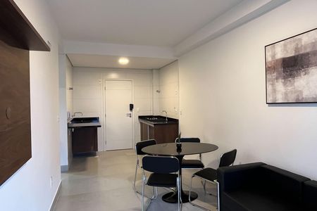 Sala de apartamento para alugar com 1 quarto, 40m² em Macuco, Santos