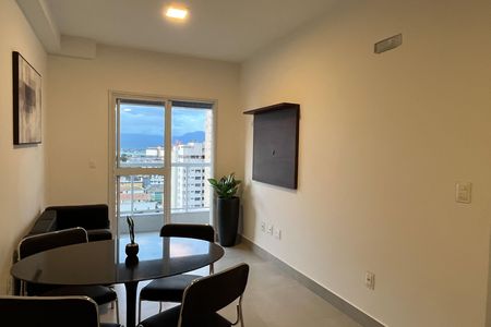 Sala de apartamento para alugar com 1 quarto, 40m² em Macuco, Santos