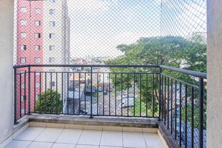 Apartamento à venda com 63m², 3 quartos e 1 vagaVaranda da sala 