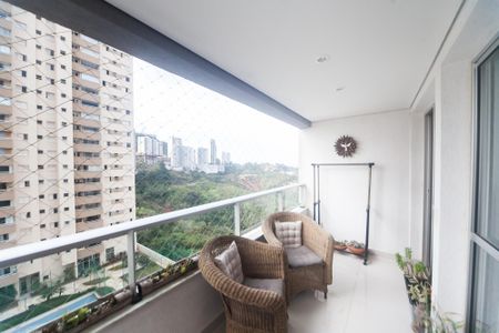 Varanda da Sala de apartamento à venda com 3 quartos, 88m² em Vila da Serra, Nova Lima