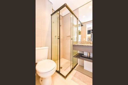 Studio para alugar com 27m², 1 quarto e sem vaga Studio para alugar com 27m², 1 quarto e sem vagaBanheiro