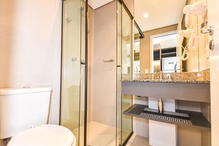 Studio para alugar com 27m², 1 quarto e sem vaga Studio para alugar com 27m², 1 quarto e sem vagaBanheiro