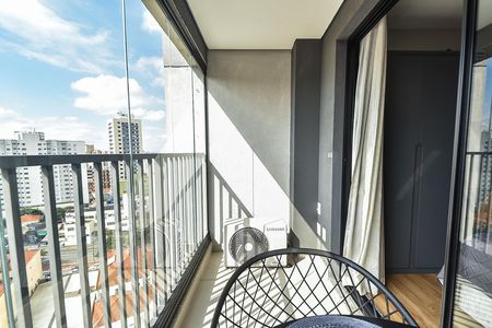 Varanda de kitnet/studio para alugar com 1 quarto, 27m² em Vila Mariana, São Paulo