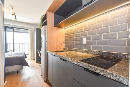 Studio para alugar com 27m², 1 quarto e sem vaga Studio para alugar com 27m², 1 quarto e sem vagaCozinha
