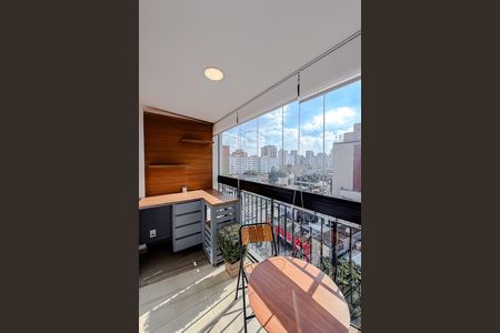 Varanda de kitnet/studio para alugar com 1 quarto, 28m² em Vila Mariana, São Paulo