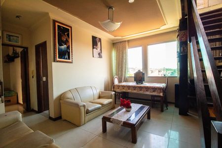 Sala de Estar  de apartamento à venda com 4 quartos, 134m² em Conjunto California, Belo Horizonte