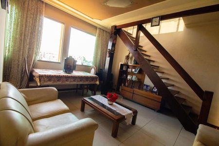 Sala de Estar  de apartamento à venda com 4 quartos, 134m² em Conjunto California, Belo Horizonte