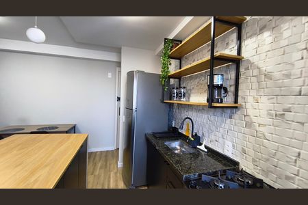 Cozinha de apartamento para alugar com 1 quarto, 36m² em Liberdade, São Paulo