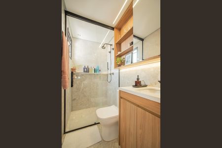 Apartamento à venda com 67m², 2 quartos e 1 vaga Apartamento à venda com 67m², 2 quartos e 1 vagaBanheiro da Suíte