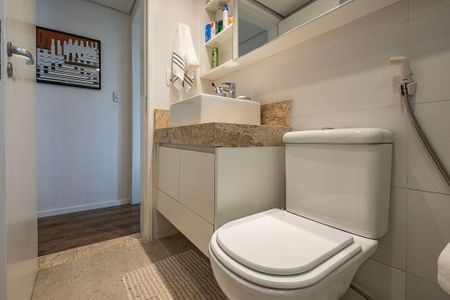 Banheiro de apartamento à venda com 1 quarto, 40m² em Paraíso, São Paulo