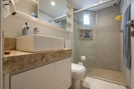 Banheiro de apartamento à venda com 1 quarto, 40m² em Paraíso, São Paulo