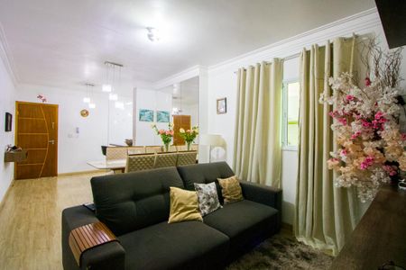 Sala de apartamento à venda com 2 quartos, 70m² em Vila Pires, Santo André