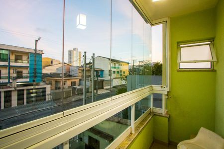 Varanda do quarto 1 de apartamento à venda com 2 quartos, 70m² em Vila Pires, Santo André