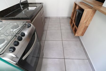 Cozinha  de apartamento para alugar com 2 quartos, 46m² em Residencial das Americas, Ribeirão Preto