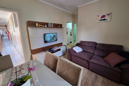 Sala de apartamento para alugar com 1 quarto, 33m² em Guilhermina, Praia Grande
