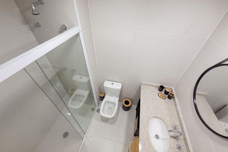 Studio para alugar com 23m², 1 quarto e sem vaga Studio para alugar com 23m², 1 quarto e sem vagaBanheiro