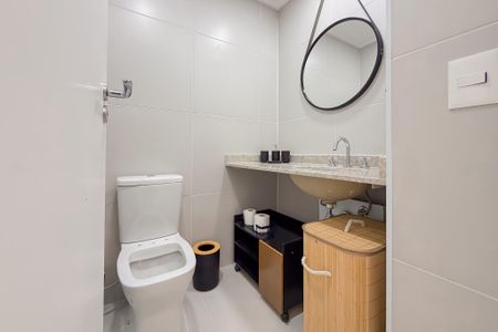 Studio para alugar com 23m², 1 quarto e sem vaga Studio para alugar com 23m², 1 quarto e sem vagaBanheiro