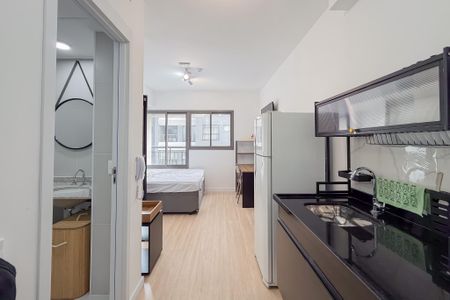 Studio para alugar com 23m², 1 quarto e sem vaga Studio para alugar com 23m², 1 quarto e sem vagaCozinha