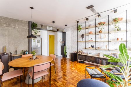 Sala de apartamento para alugar com 1 quarto, 85m² em Vila Nova Conceição, São Paulo