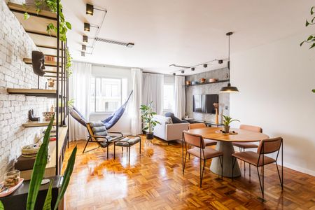 Sala de apartamento para alugar com 1 quarto, 85m² em Vila Nova Conceição, São Paulo