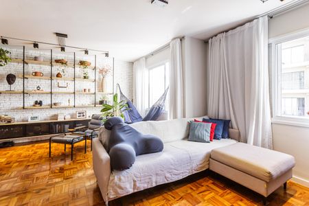 Sala de apartamento para alugar com 1 quarto, 85m² em Vila Nova Conceição, São Paulo