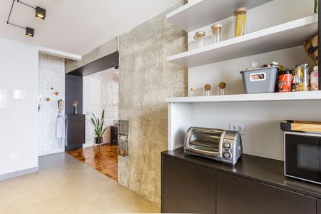 Cozinha de apartamento para alugar com 1 quarto, 85m² em Vila Nova Conceição, São Paulo