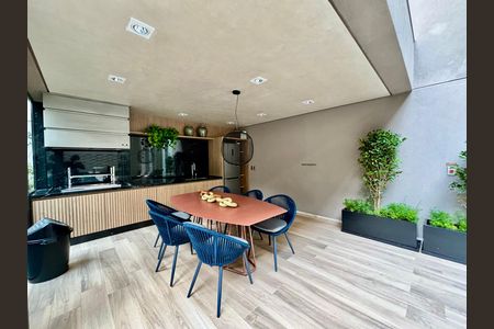 Studio para alugar com 54m², 1 quarto e sem vaga Studio para alugar com 54m², 1 quarto e sem vagaÁrea comum - Churrasqueira