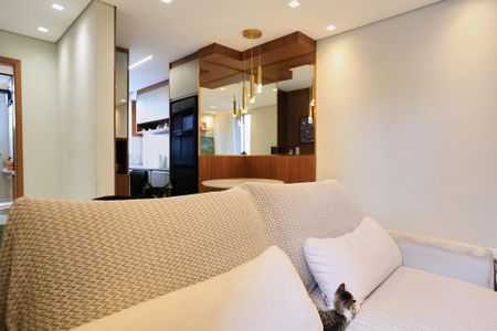 Sala de apartamento à venda com 2 quartos, 48m² em Palmares, Belo Horizonte