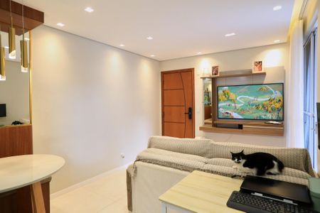 Sala de apartamento à venda com 2 quartos, 48m² em Palmares, Belo Horizonte